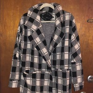 COPY - Greylin long checkered coat